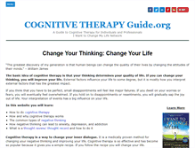 Tablet Screenshot of cognitivetherapyguide.org